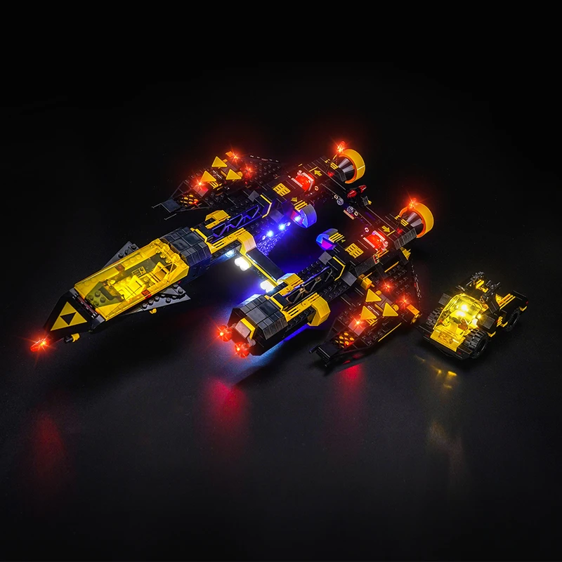 Vonado 5V LED lighting 10355 set suitable for Blacktron Renegade building block gift (excluding building blocks)