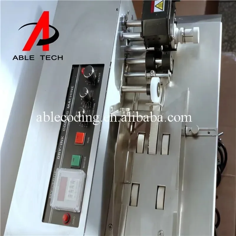 Hot Ink Roller Coding Machine MY-380F Automatic Paging Counting Hot Stamp Ink Roll Date Printing