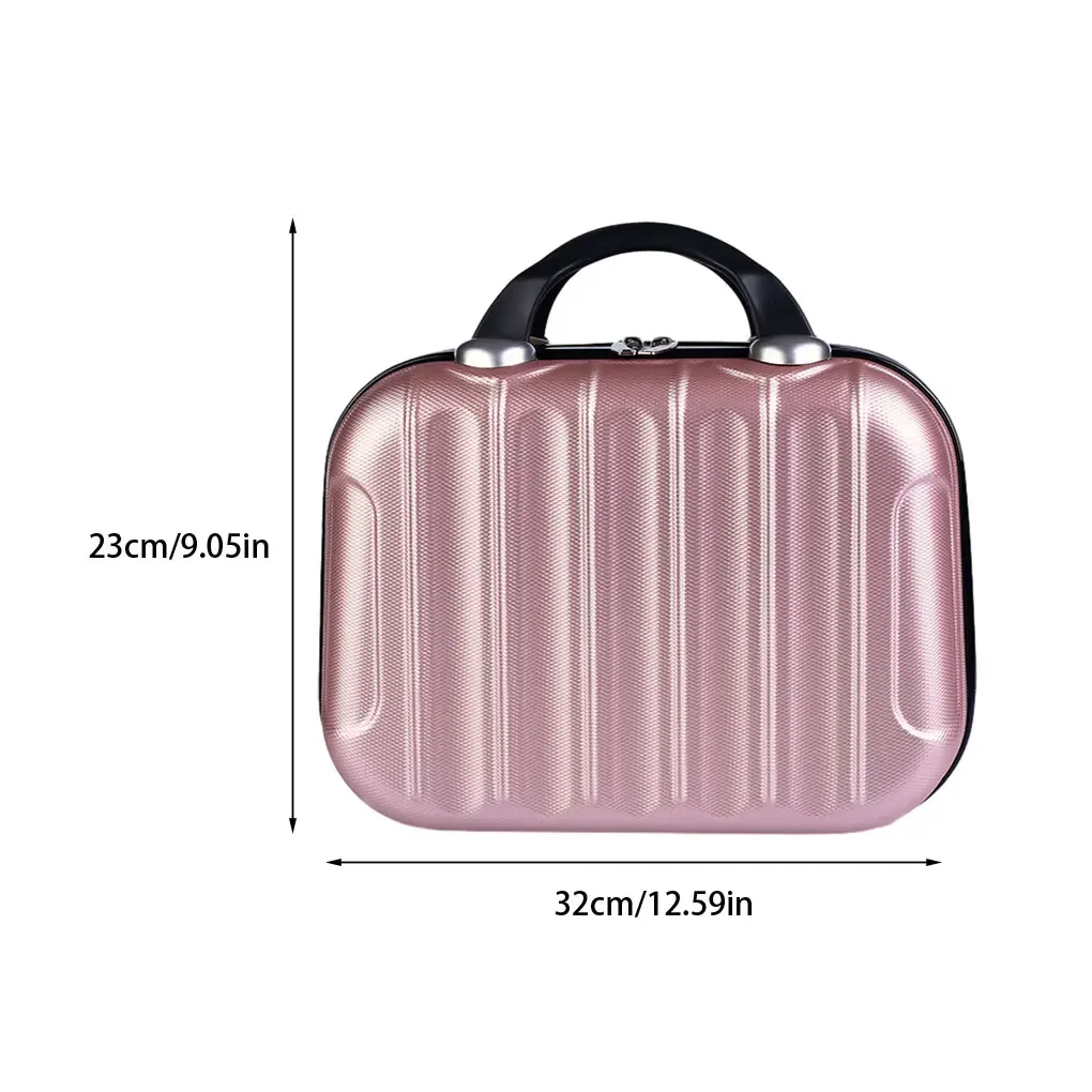 14 Inch Makeup Organizer Toiletry Suitcase Box Outdoor Luggage Cosmetic Case Bag Attached to Trolley Festival Gift