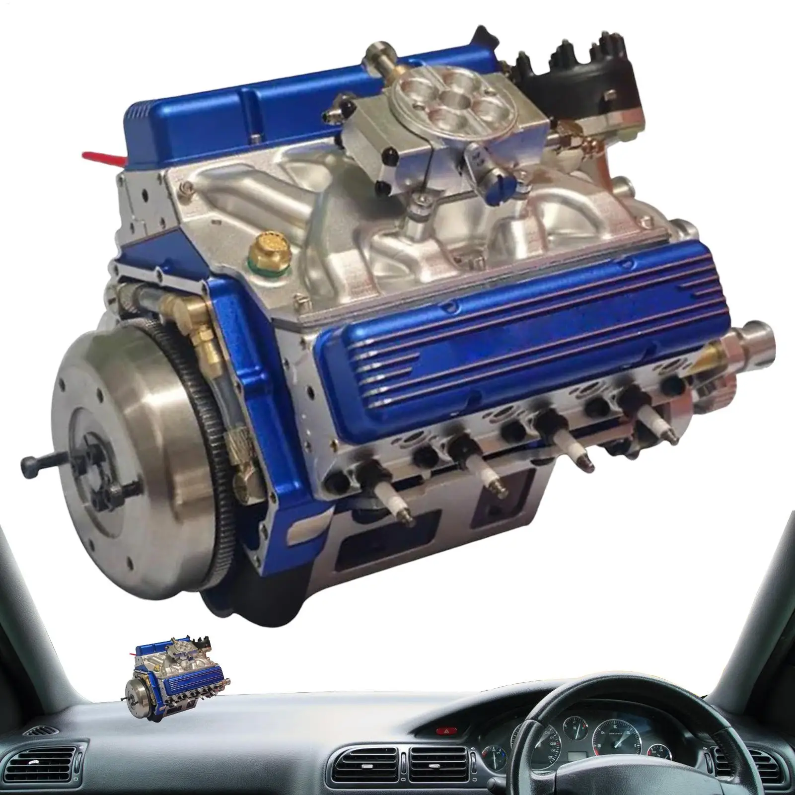 

V8 Engine Engine Collection V8 Motor Realistic Collection Decorative Display Ornaments For Living Room Home Men Women
