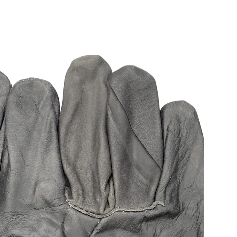 Gants de soudage longs en cuir de vachette, protection du travail, épaissis, thermo-isolants, degré d'usure