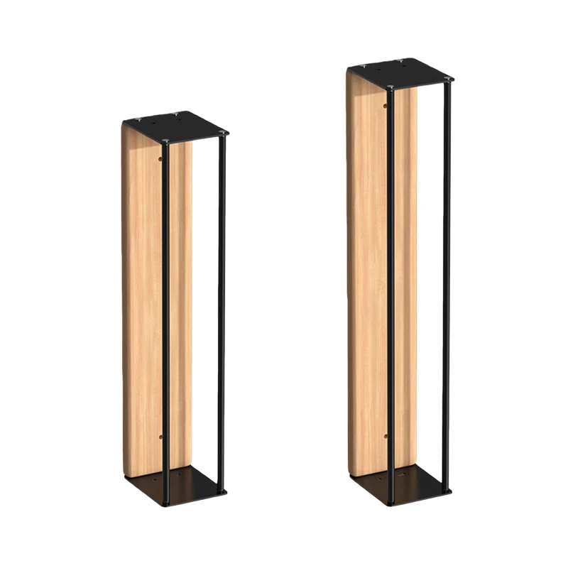 

Wooden Board Stainless Towel Rack Wall Mounted Household Modern Home Bathroom Organizer For RV Camper Washcloths Salon Hotel