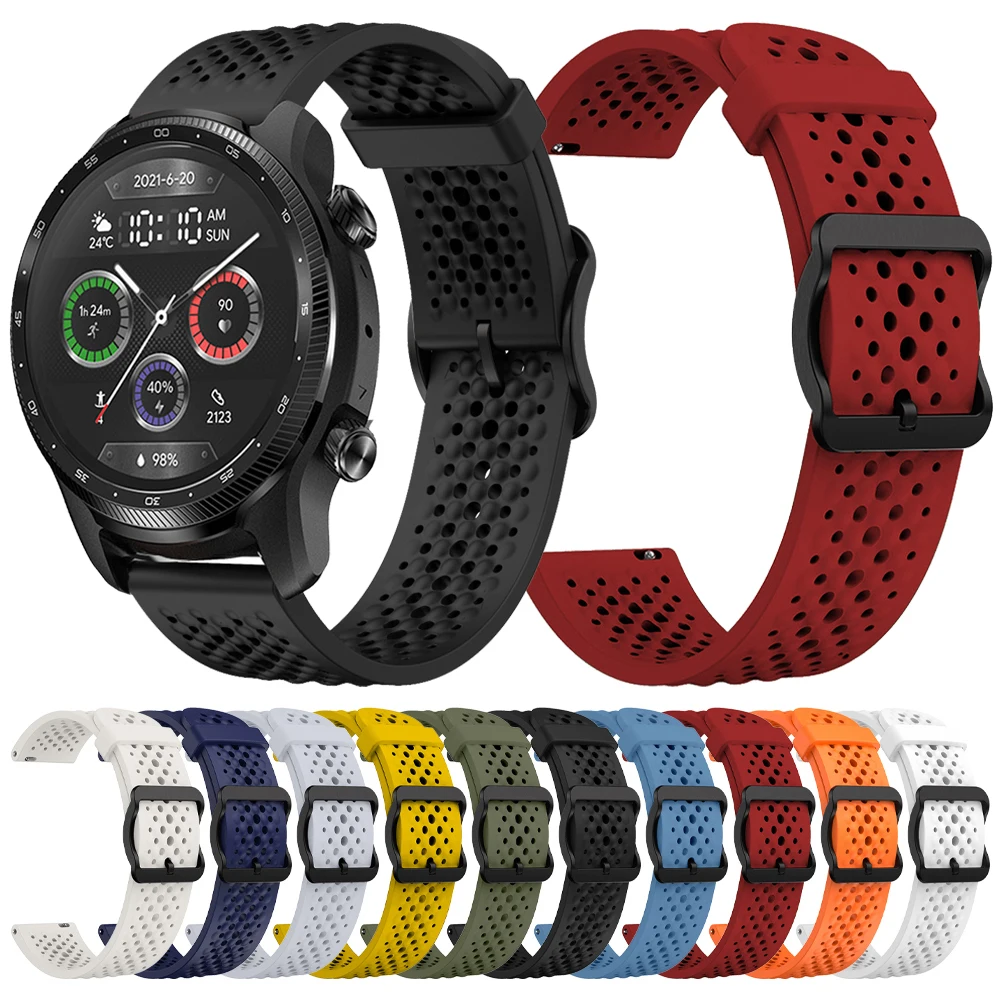 Watch Strap Replacement - Sports Silicone Strap para TicWatch, Pulseira
