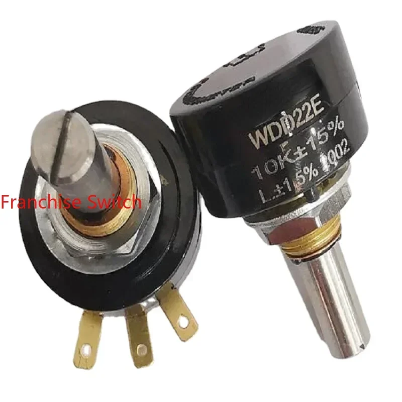 

Precision Single Turn Potentiometer Rotates Continuously 1K2K5K10K