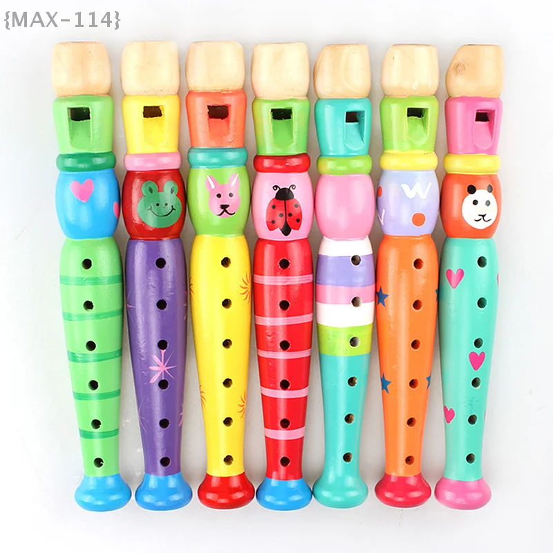 Flauta corta para niños, instrumento musical de viento de madera para educación musical temprana, regalo perfecto para jóvenes estudiantes, 1 Uds.