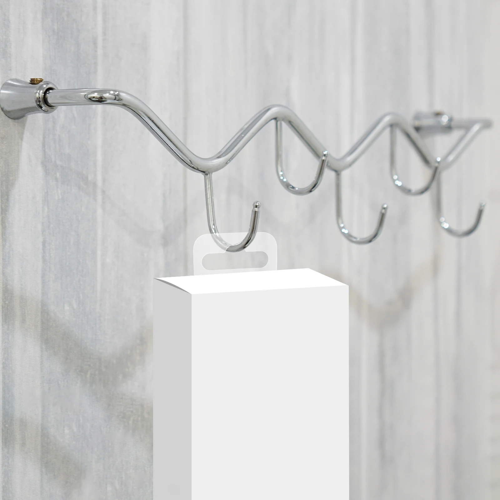 300 قطعة عرض البضائع الصغيرة خطاف لاصق واضح ذاتية اللصق شنق علامات التبويب مع فتحة ثقب للمجوهرات العناصر الحرفية البلاستيك