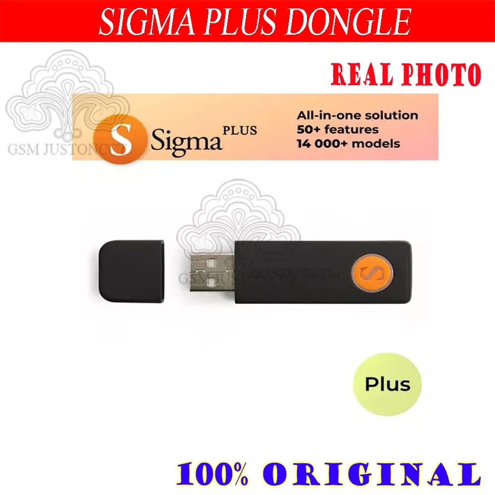 Sigma Hua Edition Key with Activated Full Sigmakey Dongle for Alcatel, Flash Repair Unlock, Pack1.2.3.4 ,5