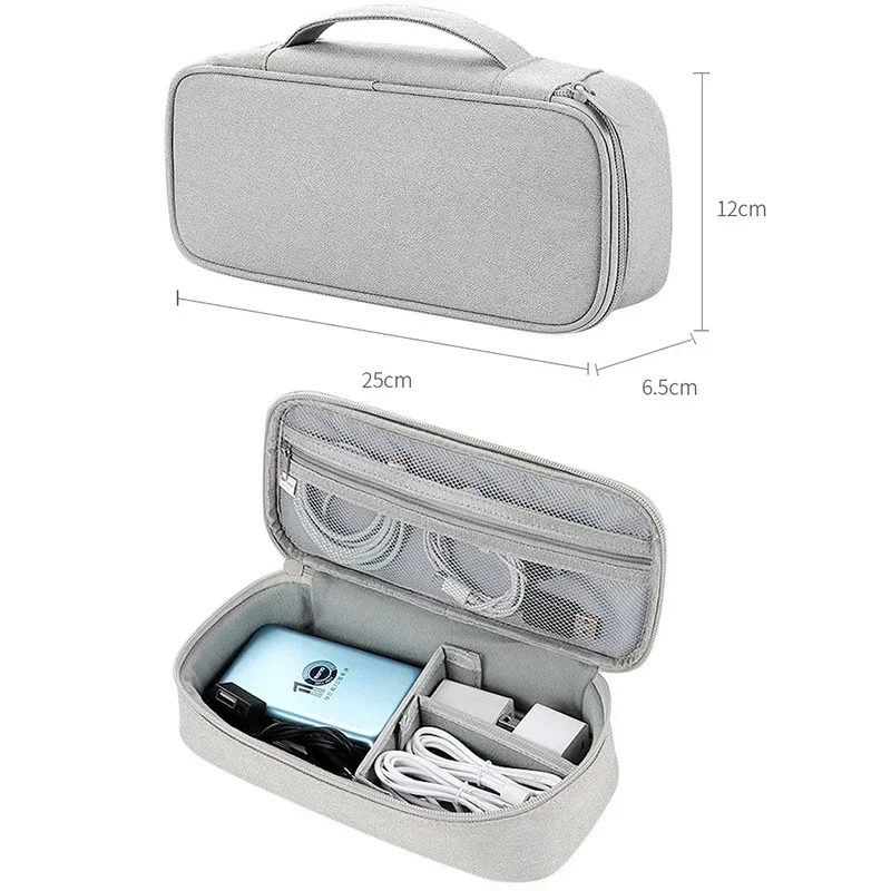 Organizer Bag Pouch Electronic Accessories Gadget Carry Case Portable Waterproof Storage Bag for Cable Cord