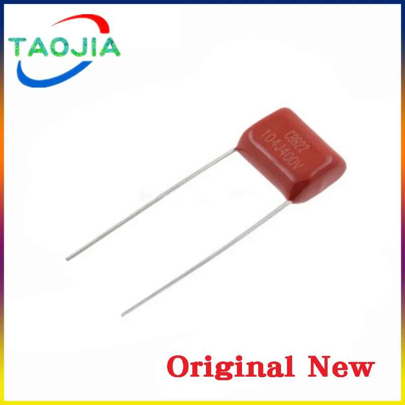 10PCS New 400V104J Pitch 10mm 0.1UF 100NF 400V 104 CBB Polypropylene film capacitor