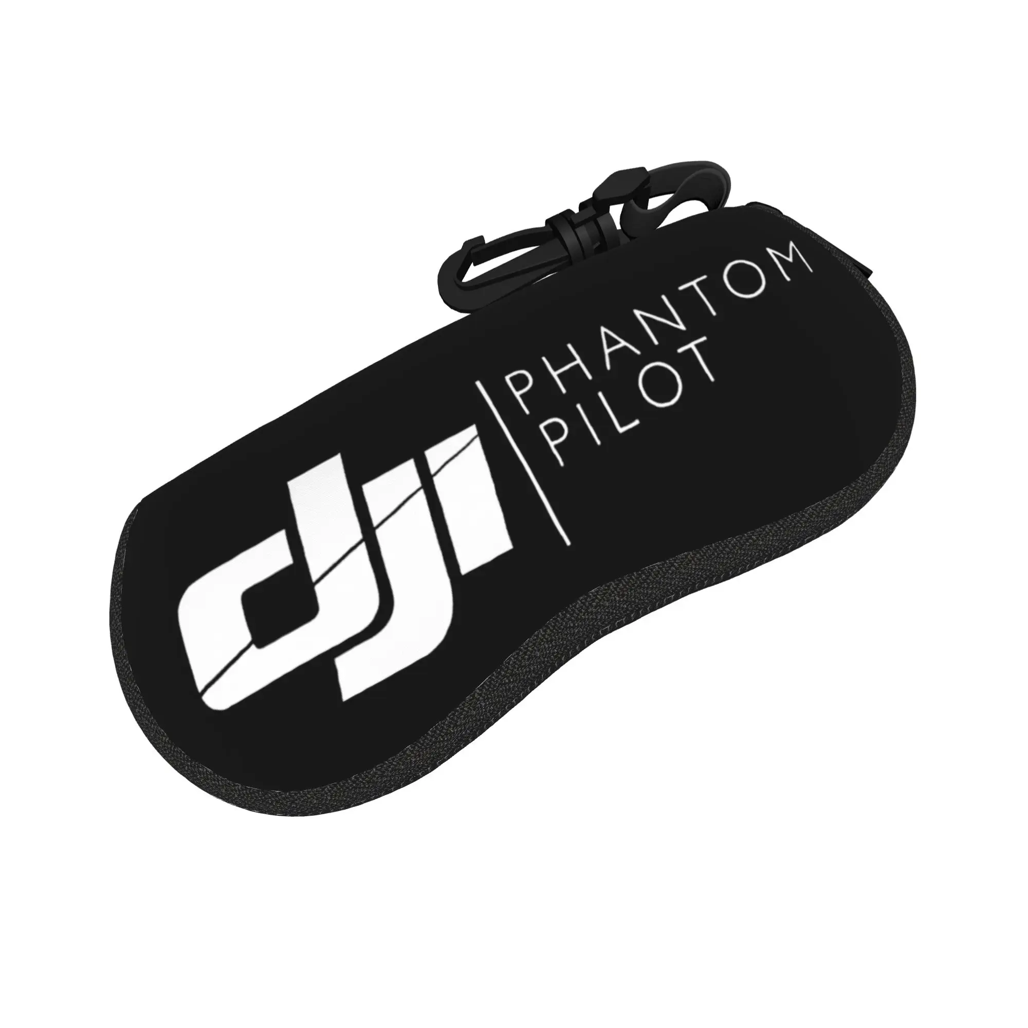 D-djis Drone Pilot Logo Glasses Case Cover  Sunglasses Pouch Convenient Classic Eyewear Storage Zip Unisex Glasses Box