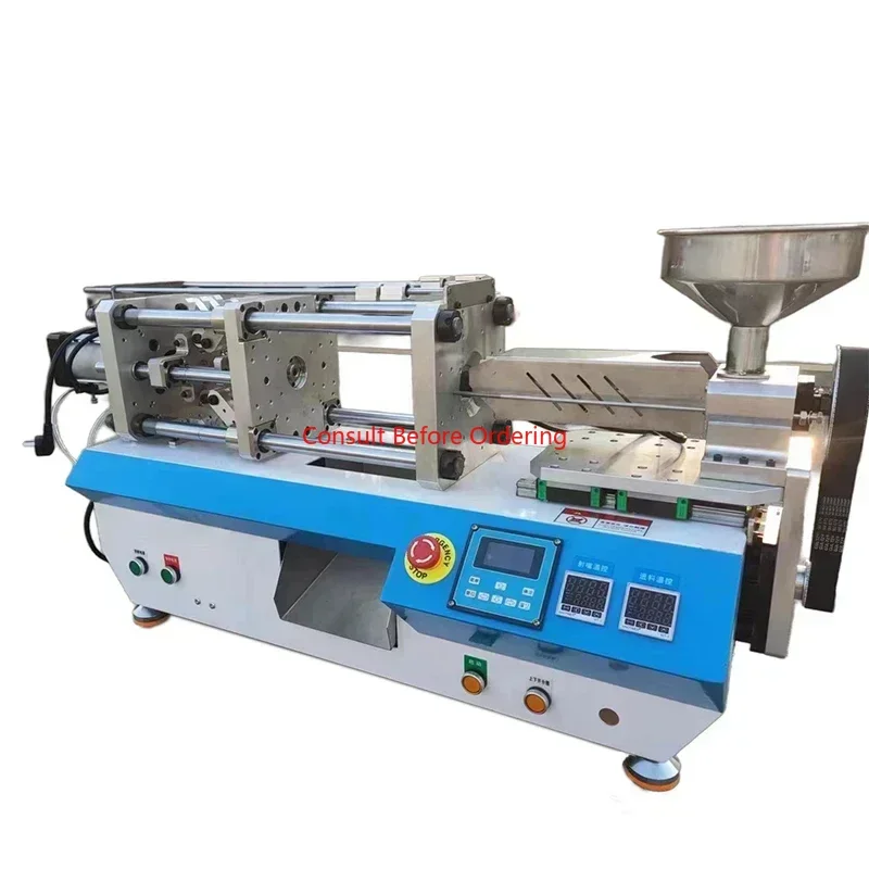 Macchina per lo stampaggio orizzontale elettrica pura 110V/220V 25g Macchina per lo stampaggio 5T Macchina per lo stampaggio della testa USB in plastica