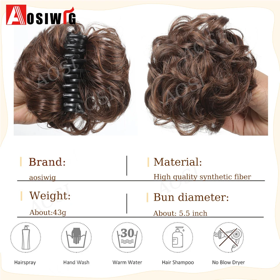 Thumbnail 3 - #54 Trending Clip-In Chignon Hair Buns Right Now