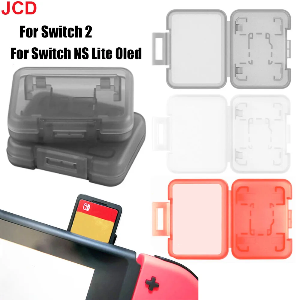 10pc For Switch 2 Portable Single Game Dedicated TF Card Storage  Protective Clear Box For  Switch NS Lite Oled Holder Mini Case