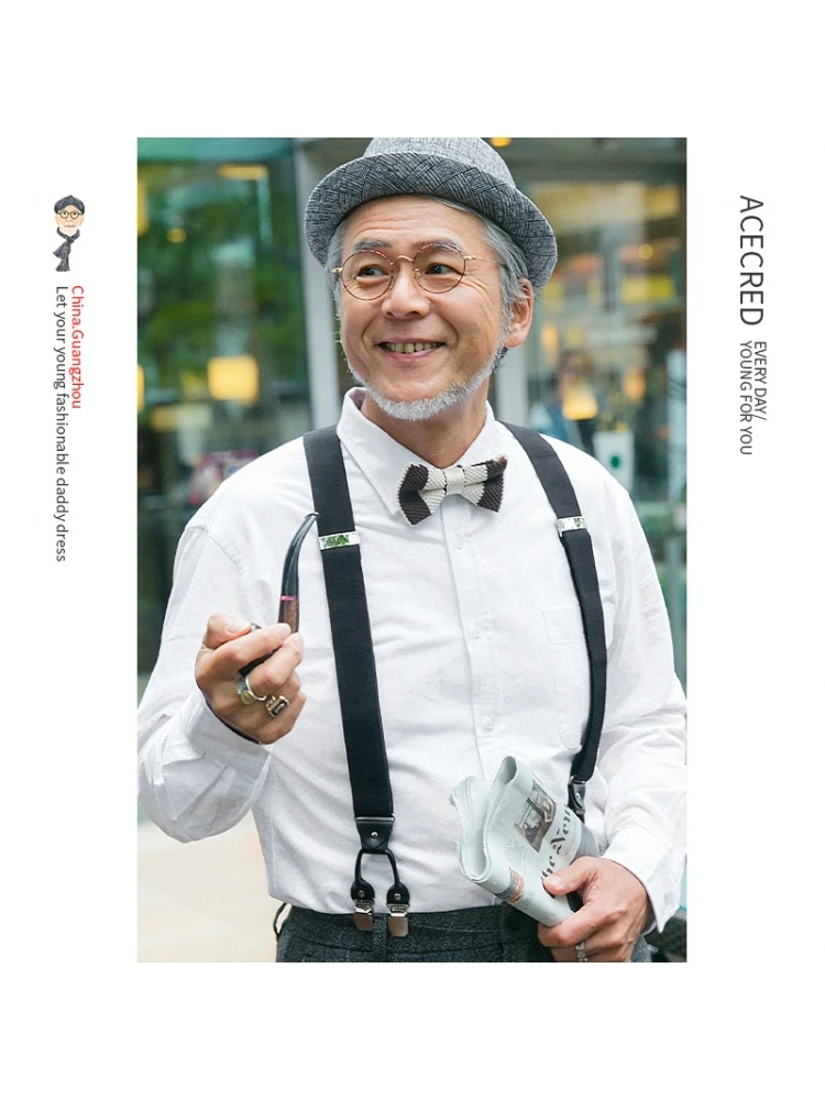 

Loose Long Sve Ox Cloth irt Pure Cotton Dad irt for Middle-Aged And ly Spring Faion andpa Sle Busin ...