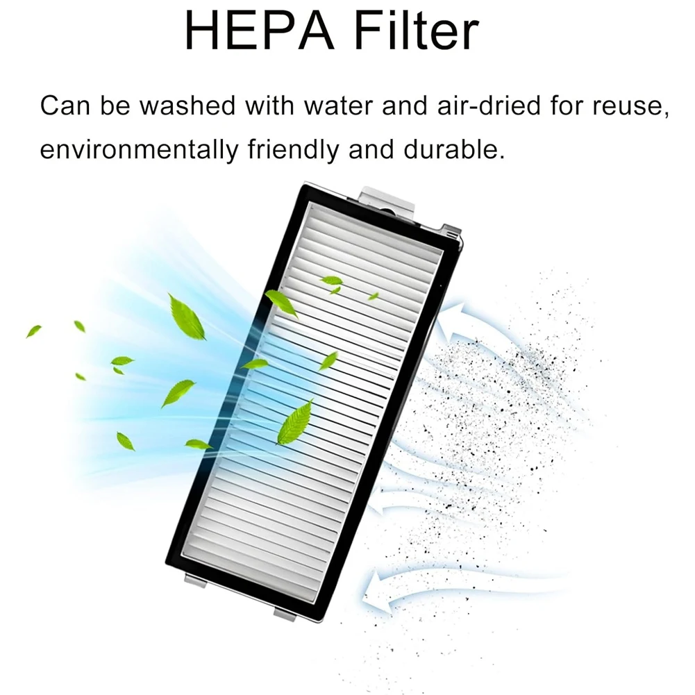 

B64B-Washable Filter Replacement Parts For Roborock Saros Z70/ Qrevo Master Robot Vacuum Cleaner HEPA Filter Accessories