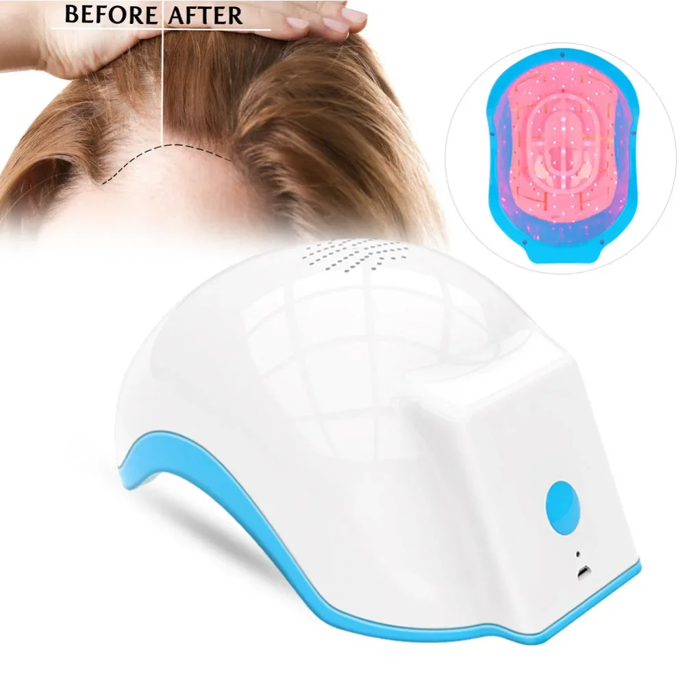 

Infrared Laser Therapy Cap 650 Mm, Prevents Hair Loss and Promotes Hair Growth, Suitable for Middle-aged and Elderly People