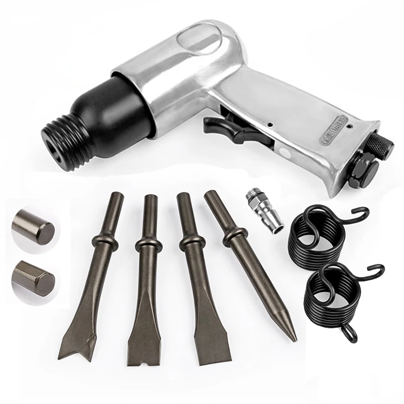 Industrial Handle Straight Type Pneumatic Hammer Tool Shovel Hammer Wind Tool Pick Rust Remover Head Chisel Pneumatic Tool