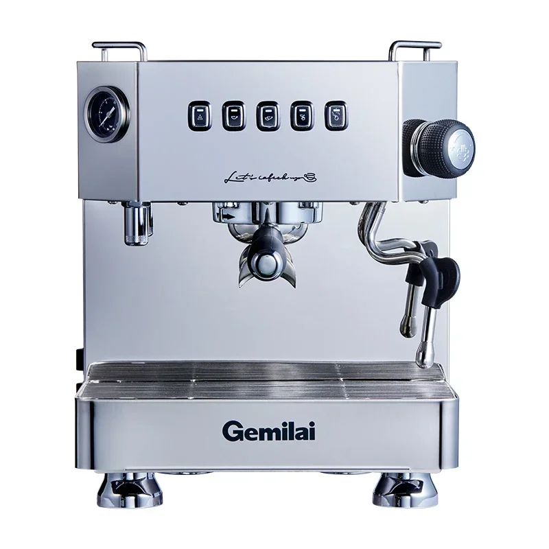 Gemilai CRM3018 wholesale coffee shop equipment 4 cup with milk frother commercial coffee brewer coffee maker for business