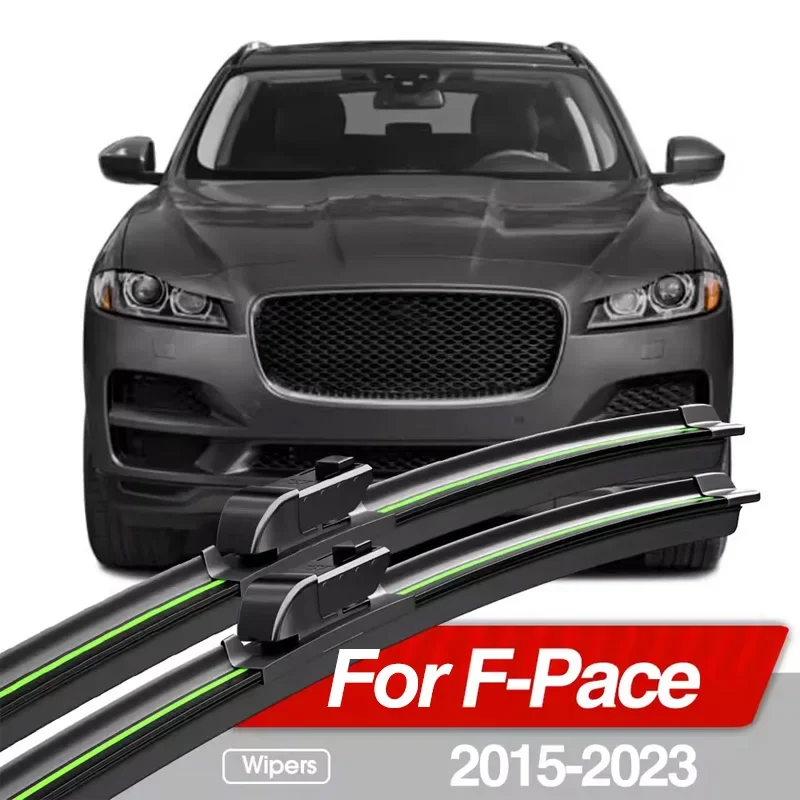 For Jaguar F-Pace F Pace X761 2015-2023 Front Windshield Wiper Blades 2pcs Windscreen Accessories 2016 2017 2018 2019 2020 2021