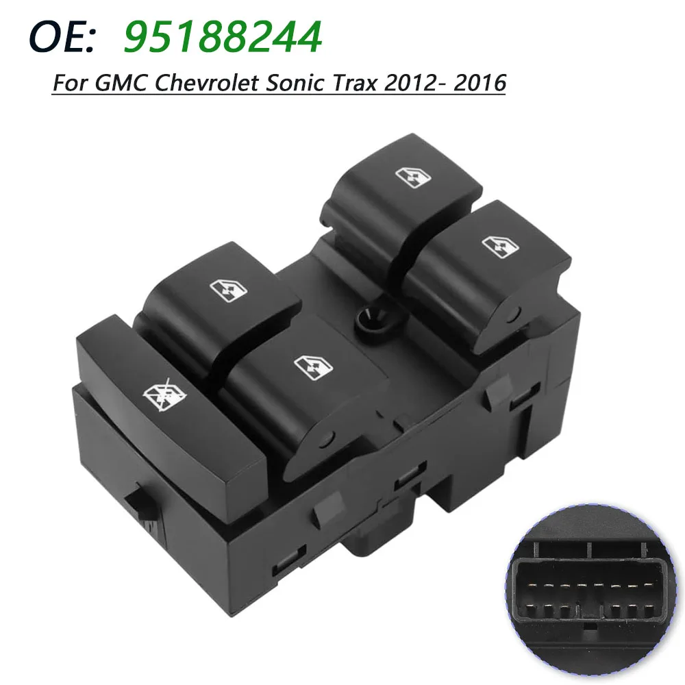 For GMC Chevrolet Sonic Trax 2012 2013 2014 2015 2016 95188244 Master Power Electric Window Switch Lifter Control Button