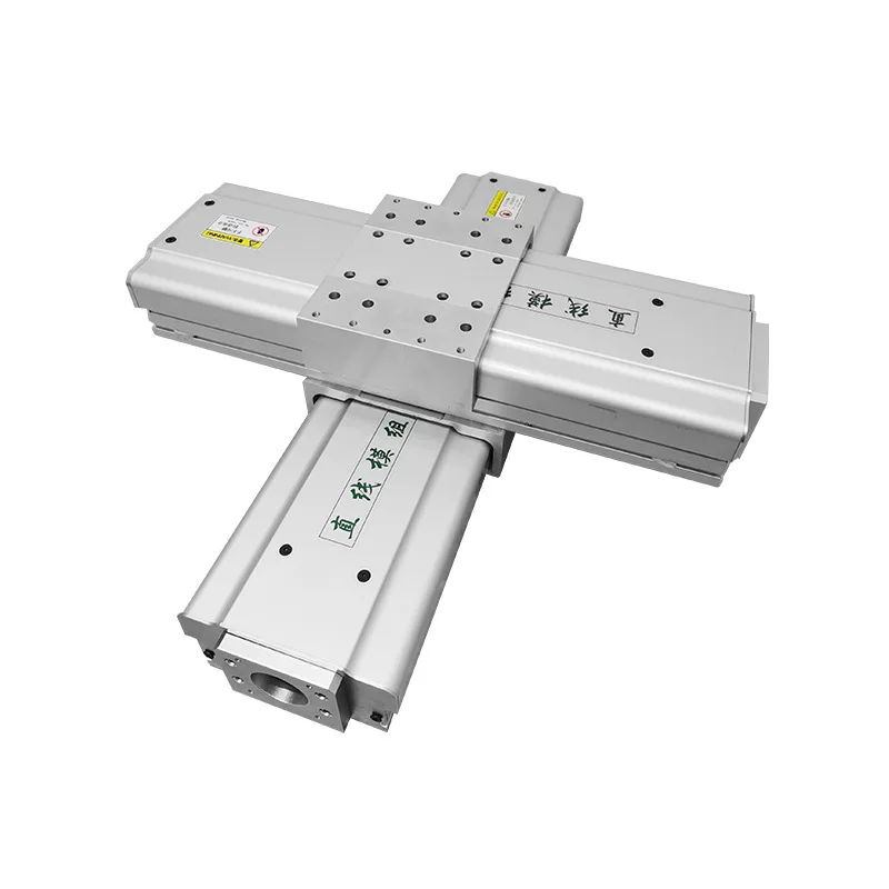 Dust-proof linear sliding table module embedded double track silent screw platform dispensing engraving machine