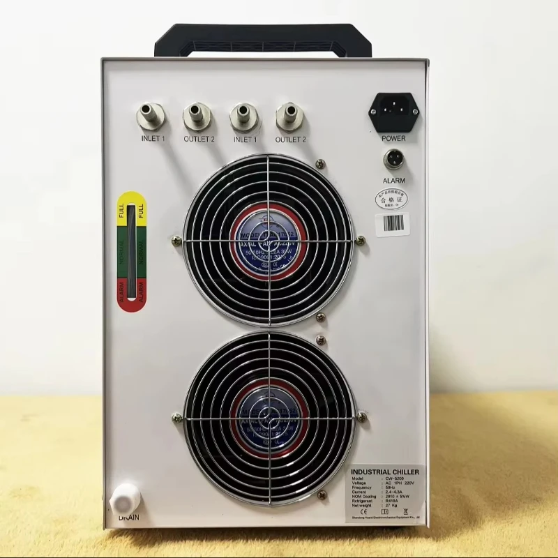 Double inlet and double outlet cooling Two devices Two channel cooling capacity