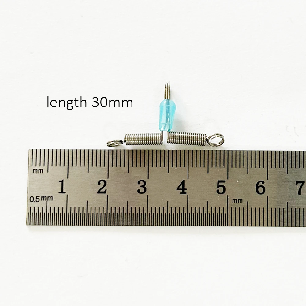 50pcs Twisted Cross-Line Stainless Steel Fishing Line Space Bifurcation Fishing Balance Rigs Hooks Wire Arm T Shape Swivel