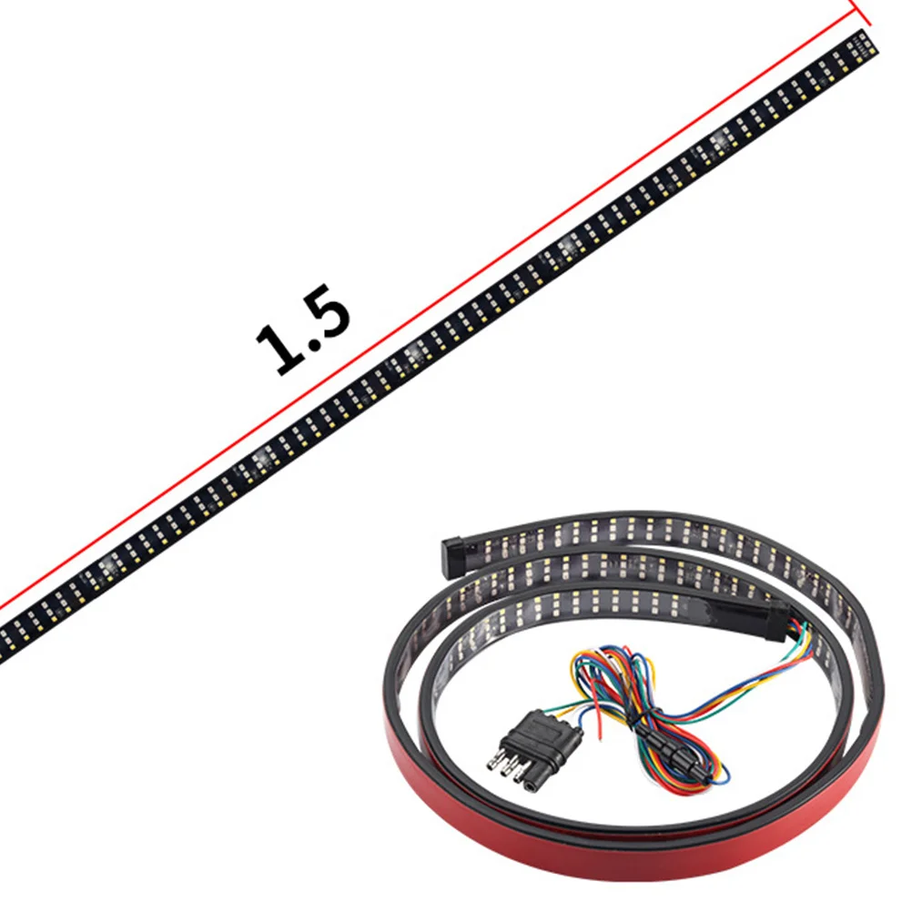 

1.5m Silicone Tricolor Streamer Soft LED Lamp Bar Car LED Strip Light Car Taillight Running Daytime Energy Saving