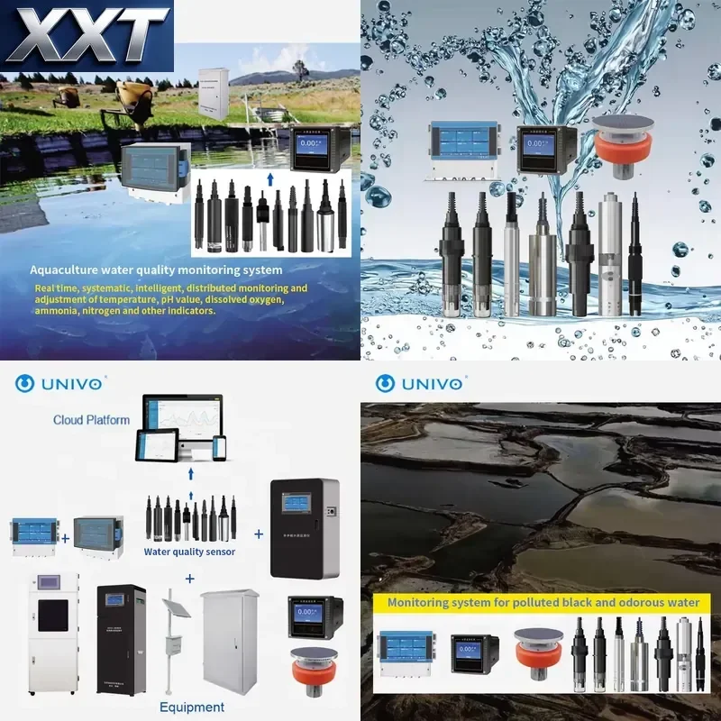 XXT Digital Water Quality Tester pH Meter ORP Conductivity Real Online System Model UBSS52-RS101PA