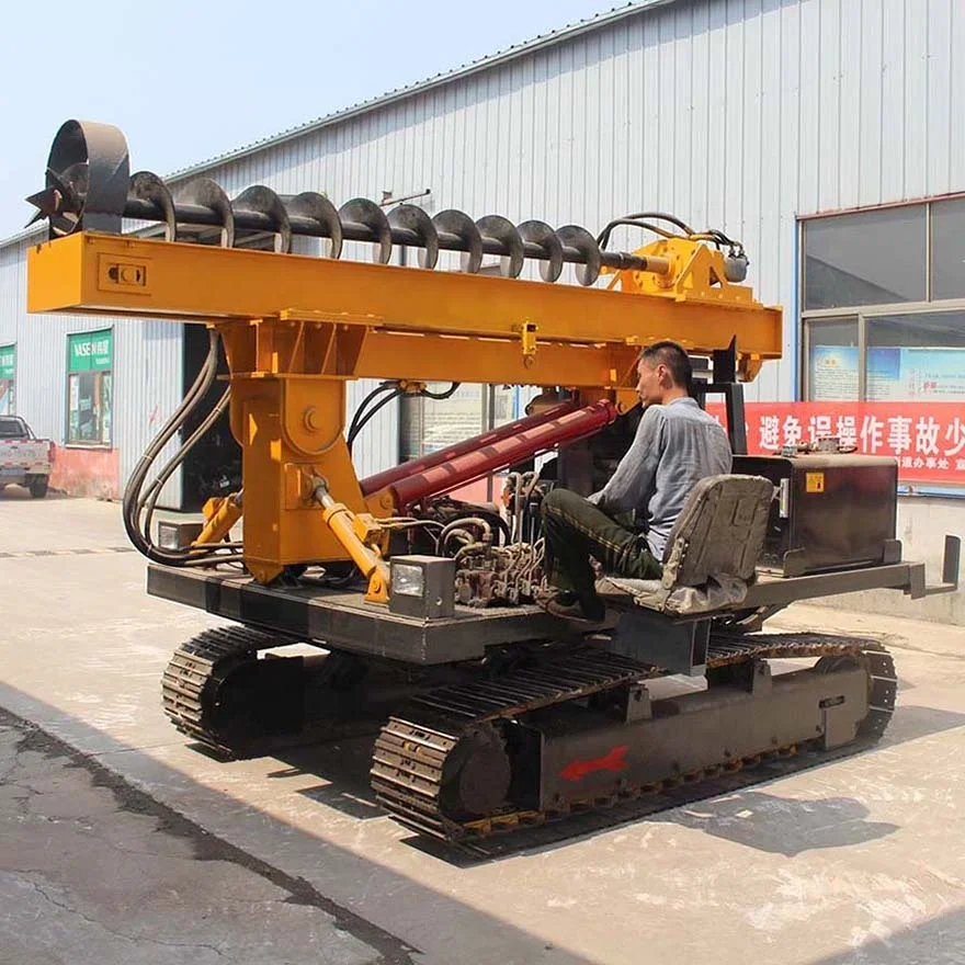 New Pile DriverSuper Auger Pile DriverHigh Efficiency Hydraulic Drilling Rig for Hard Surface Drilling