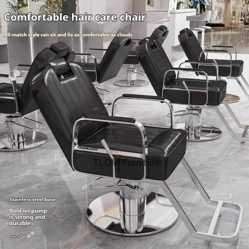 

Barbershop Barber Chairs Accessories Equipment Hairdressing Beauty Salon Chairs Chaise Coiffure Silla Peluqueria Salon Furniture
