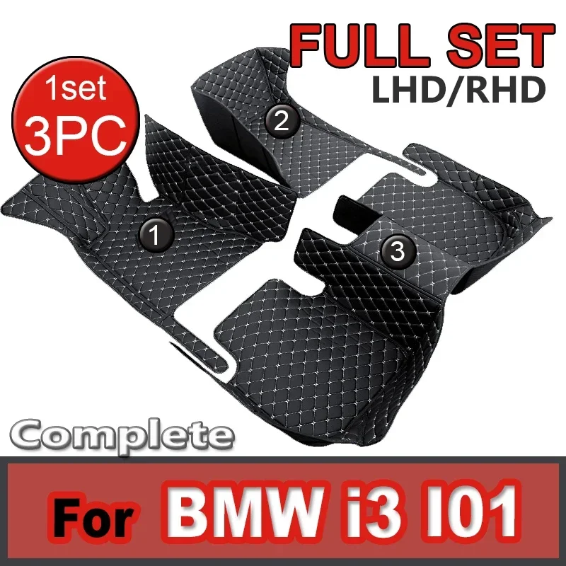 

Non-hybrid Car Floor Mats For BMW i3 I01 2013~2022 5seat Dirt-resistant Pads Car Mats Luxury Car Accessories Interior Decoration