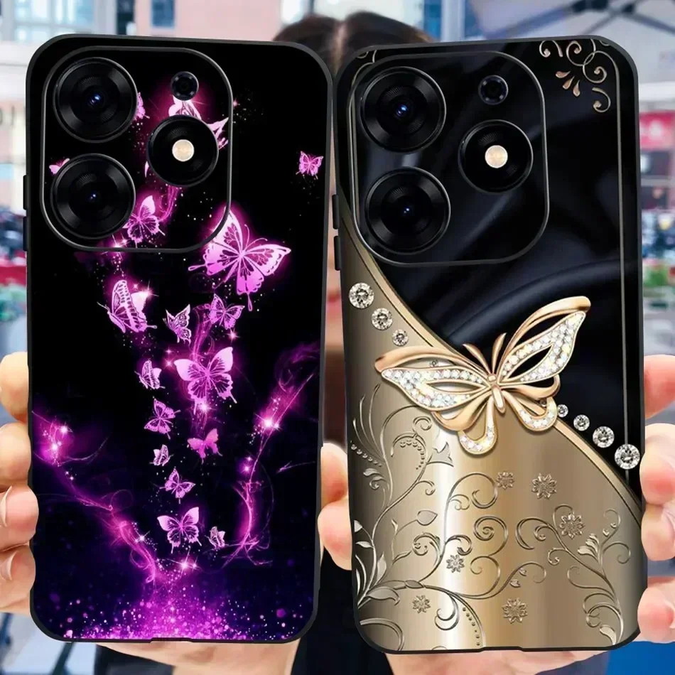 Für Tecno Spark 10 Pro Fall Spark 10 Pro KI7 2023 Mode Elegante Druck Weiche Silikon TPU Telefon Zurück Abdeckung stoßstange