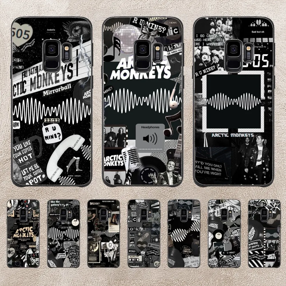 A-Arctic M-Music M-Monkeys Phone Case For Samsung Galaxy A52 A12 A51 S21 Edge S22ULTRA S23 S20LITE Plus Ultra Black Cover