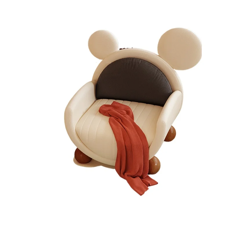 

*Children's Solid Wood Sofa Chair Lazy Cute Animal Chair Girl Reading Cartoon Sofa Stool
