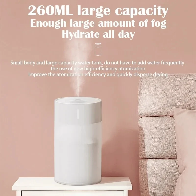 مرطب هواء USB صغير محمول ، ناشر رائحة ، كوب ملون ، غرفة نوم ، سيارة منزلية ، جهاز تنقية النباتات ،