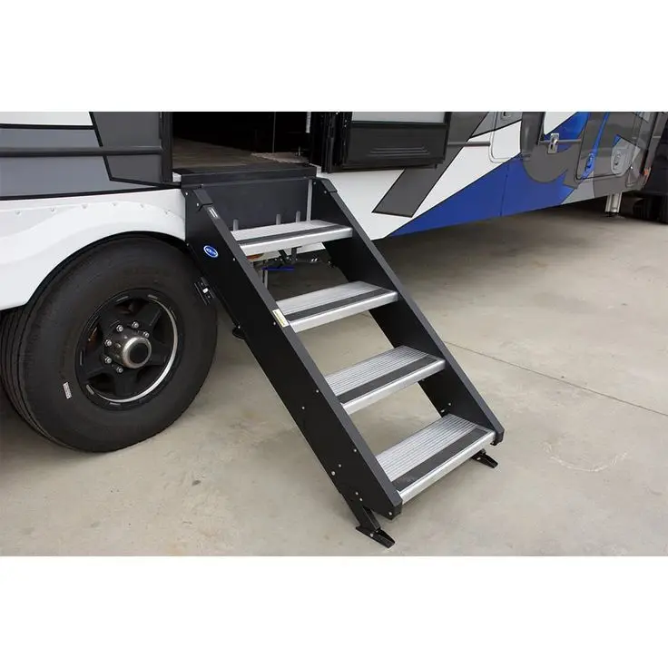 

On Sale Aluminum Alloy RV Body Parts Ladder for Campervan & Trailer