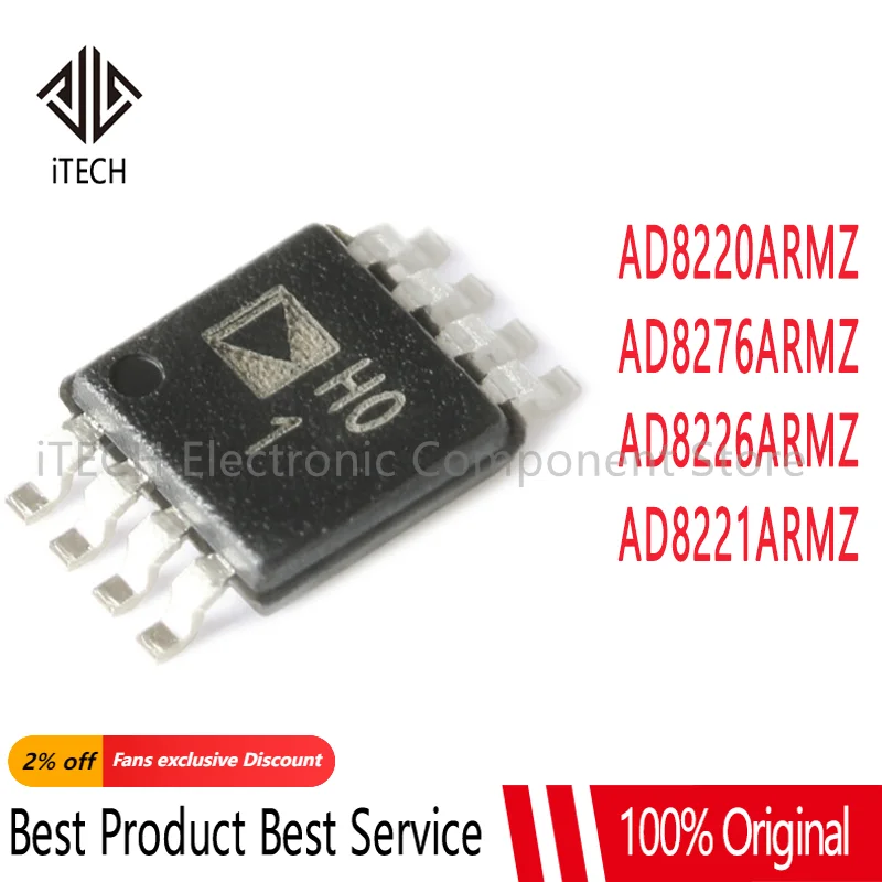 1PCS AD8220ARMZ AD8221ARMZ AD8226ARMZ AD8276ARMZ AD8220 AD8221 AD8226 AD8276 IC Chip MSOP-8