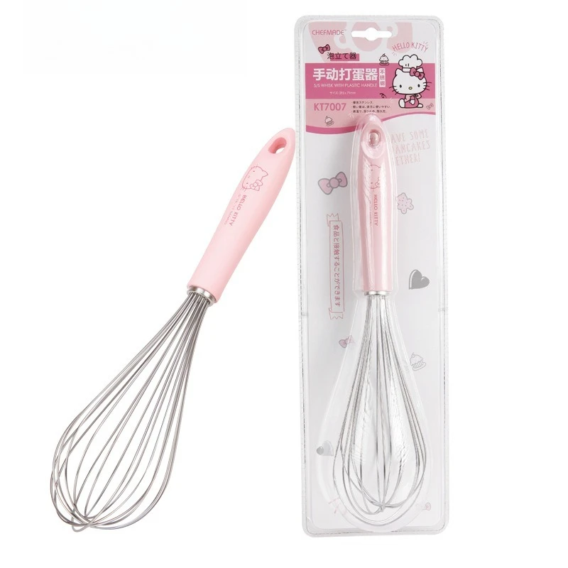 

Hello Kitty Egg Beater Kawaii Anime Women Accessories Dormitory Kitchen Handheld Multi Purpose Cream Egg White Whipper Wholesale