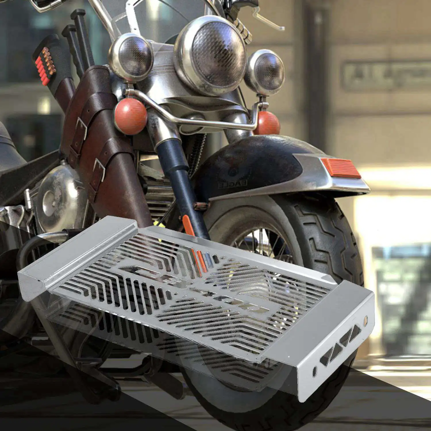 

G9-Motorcycle Front Windshield For Honda Hornet Cb400 & Motorcycle Engine Radiator Guard Grille Cover