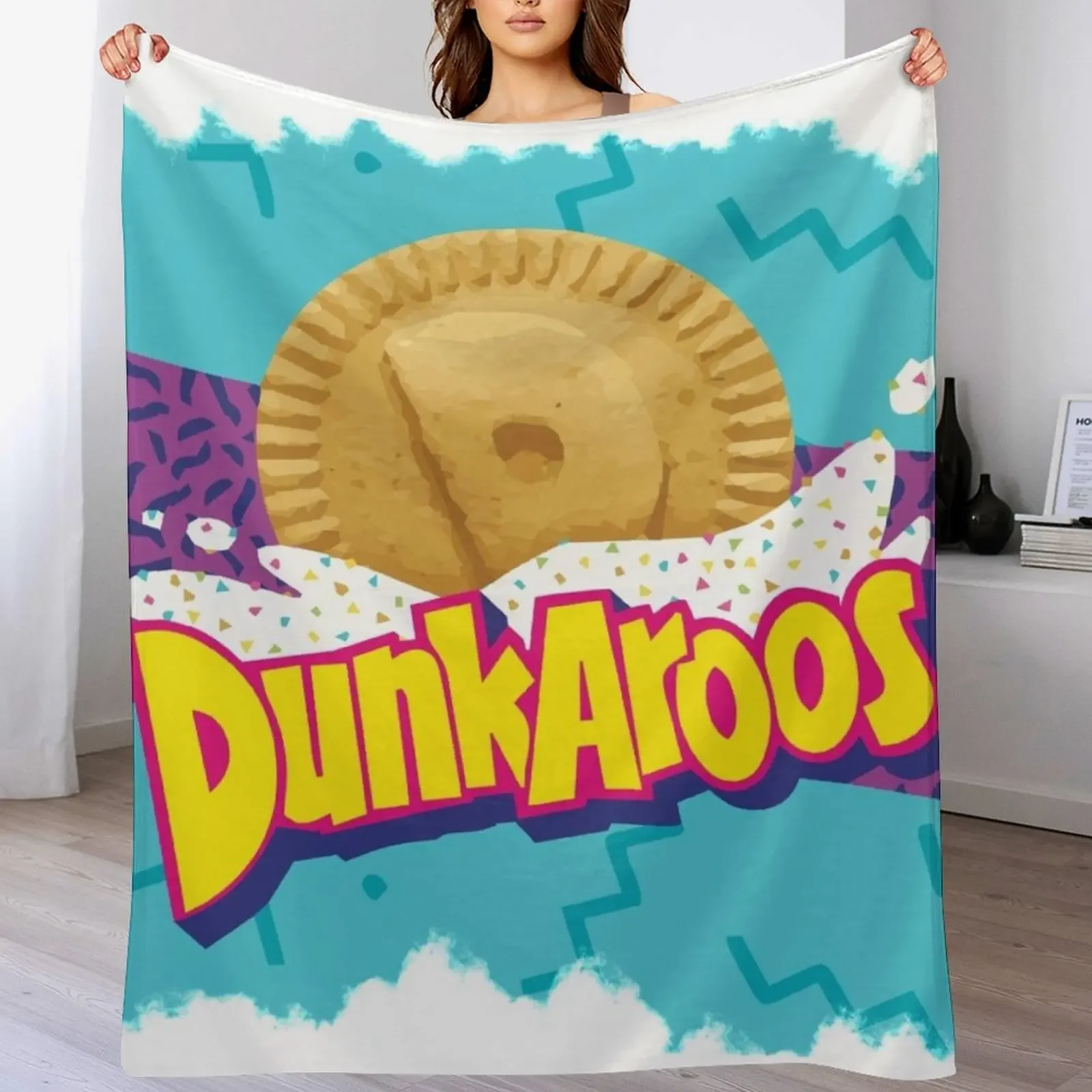 

Dunkaroos Shirt Throw Blanket Furrys Polar Decorative Beds Giant Sofa Blankets