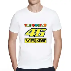 Moto Gp-R-Rossi-46 T Shirt Women Couple Combination Clothes Short Sleeve Collar Fashion Man Cotton