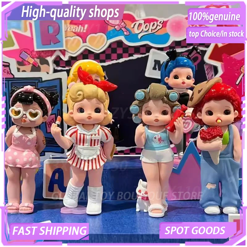

Ramy Spicy Girls Blcok Series слепая коробка Kawaii мультфильм мода девушка украшение для рабочего стола загадочная коробка коллекция модель игрушка в подарок