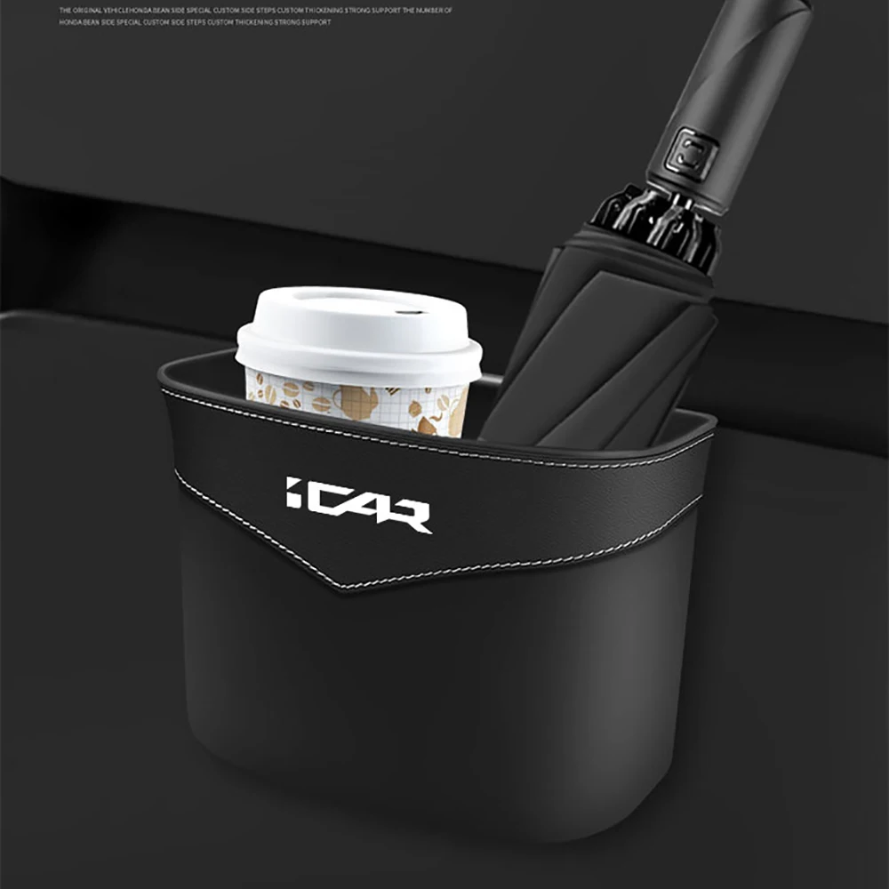 In-car trash Can Umbrella Storage Rear Seat Storage Box Modification Accessories Fit for Chery ICAR V27 V23 2024 2025 2026 view 6