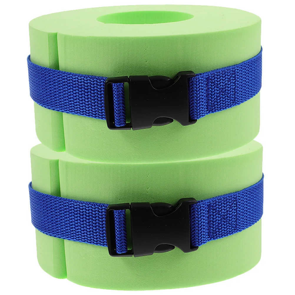 

2Pcs Swimming Arm Bands Eva Material Inflatable Floats Safety Comfort Adjustable Buckle Design Swim Cuffs Swimming Arm Bands
