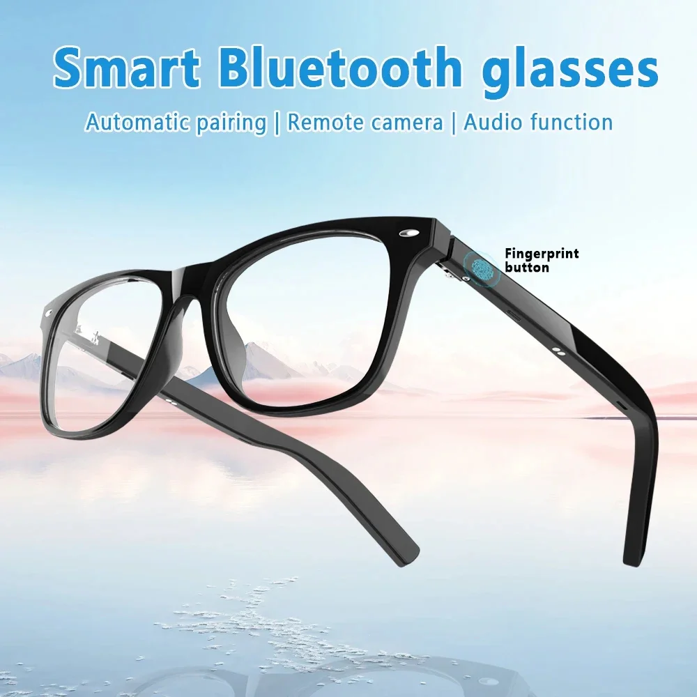 2025Bluetooth Smart Glasses with Automatic Adjustment Wireless Bluetooth Headset Anti Blue Light Sunglasses Man Woman Waterproof