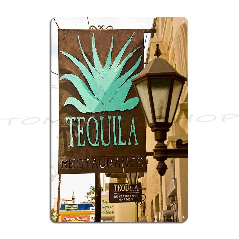 Tequila Metal Sign Wall Mural Pub Mural Painting Tin Sign Poster