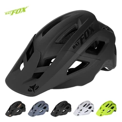 BATFOX Mtb шлем велосипедный шлем цельнолитой capacete fox casco bicicleta mtb аксессуары для горного велосипеда