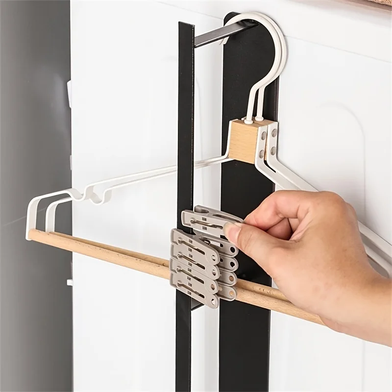 1 Piece of Magnetic Hook Balcony Washing Machine Wall Mounted Non Perforated Magnetic Clothes Rack Storage Rack Storage Tool