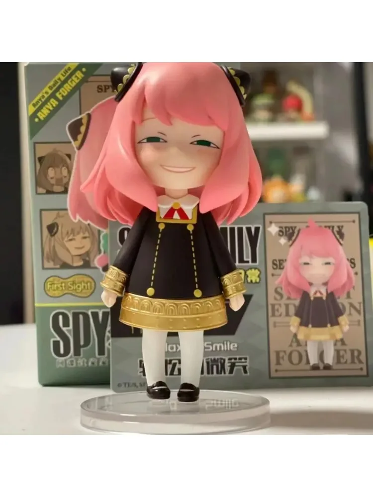 2026 SPY×FAMILY Anya Forger Blind Box, Anime-Figurenset, Niedliches Kawaii-Sammlerstück, Schreibtischdekoration & Geburtstagsgeschenk für Fans